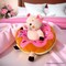 Ollie Oinker the Pig Plushie, Adorable 12" Donut Ring Stuffed Animal for Kids’ Gifts